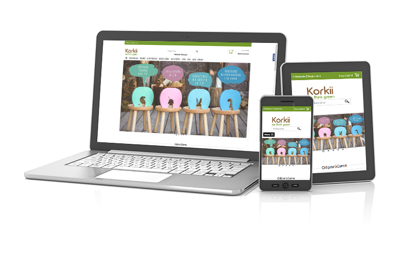 referencia eshop - korkii